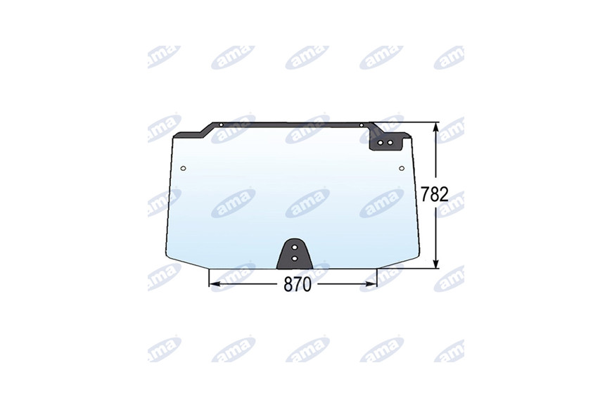 lunette arrière adaptable 44911502