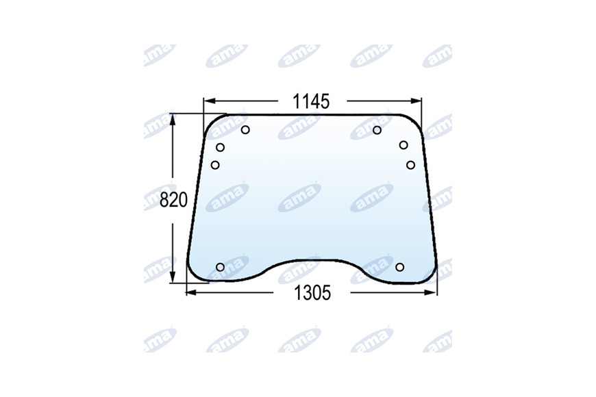 Adaptable Pare-brise réglable 82032042