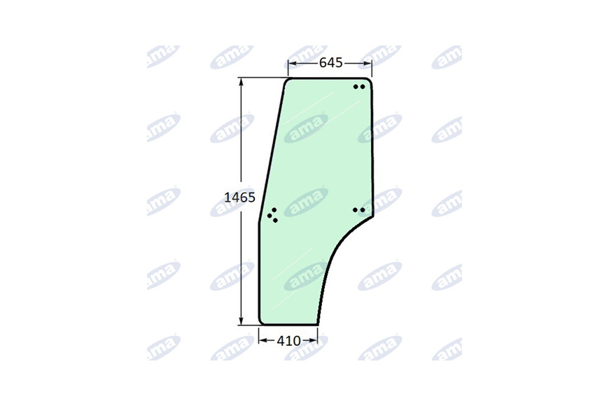 Porte en verre Adaptable 0.009.8820.0/10