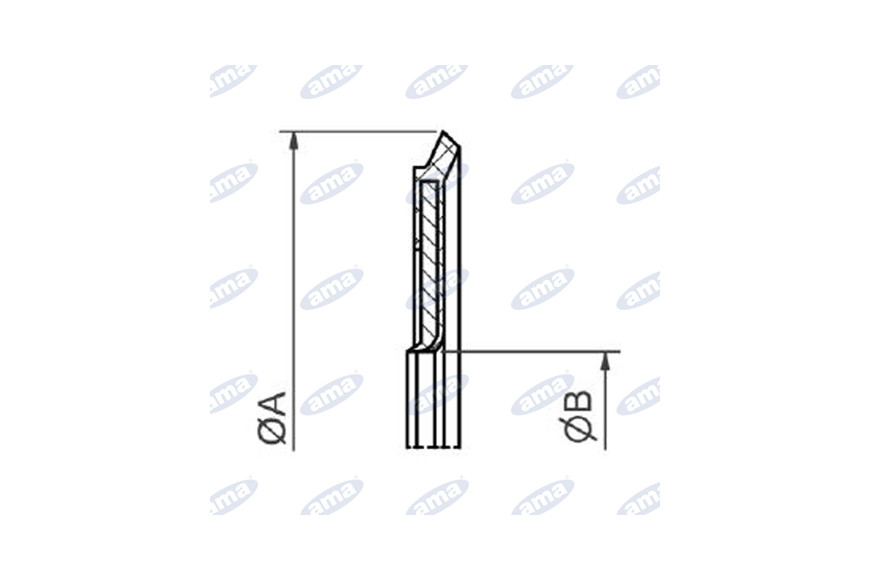 Kit Paraolio Adr Ø Esterno 52Mm, Ø Interno 25Mm  - Ama