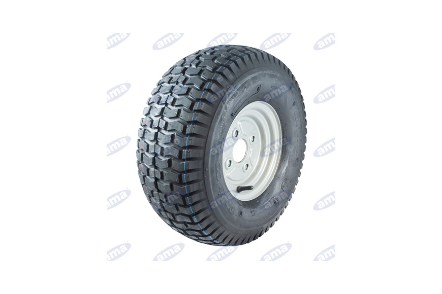 Ruota Pneumatica 16X6.50-8" Con Cerchio A 4 Fori Fiat