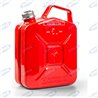 5l bidon de métal avec capuchon rouge vis