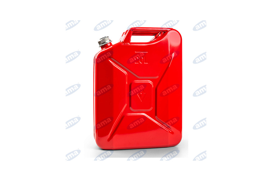 Des réservoirs en métal 20L, avec capuchon rouge vis