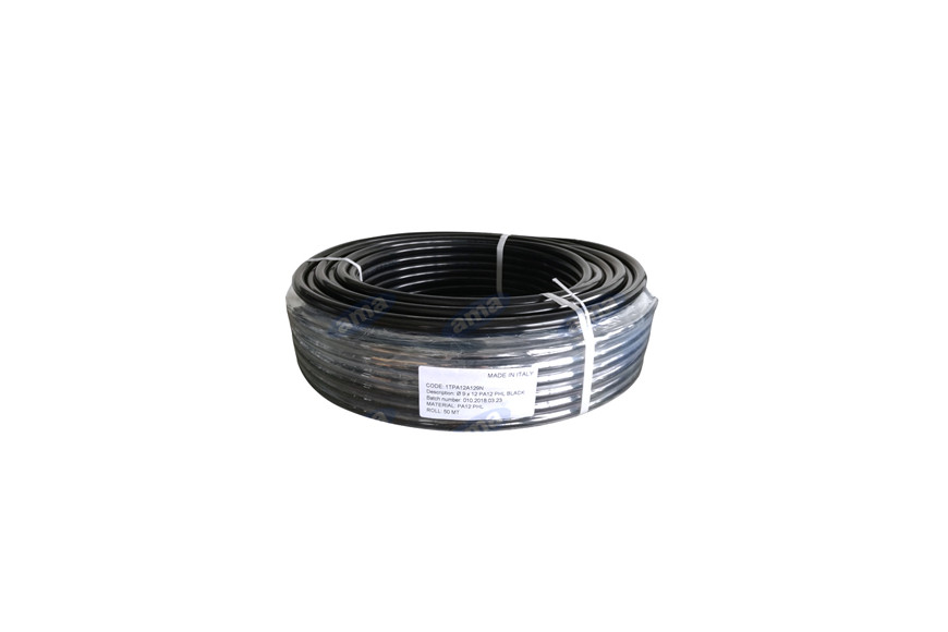 Tubo Rilsan Nero Misura 12X9 Mm - Ama