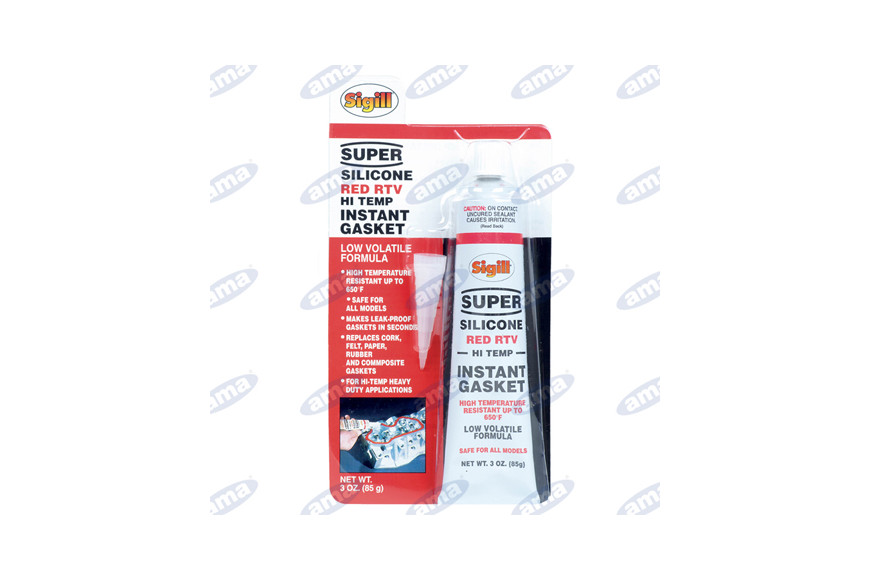 Adhésif Mastic Silicone Rouge