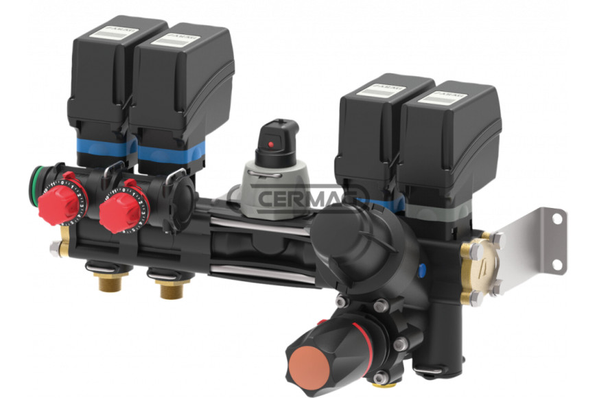 Gruppo di comando - WOLF  Sezioni 2  Portata 150 l/min  Tipo BY-PASS - Rif. 28544
