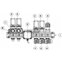 Gruppo di comando - WOLF  Sezioni 2  Portata 150 l/min  Tipo BY-PASS - Rif. 28544