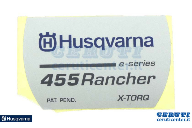 Etichetta Avv.To - Originale Husqvarna - 537323306