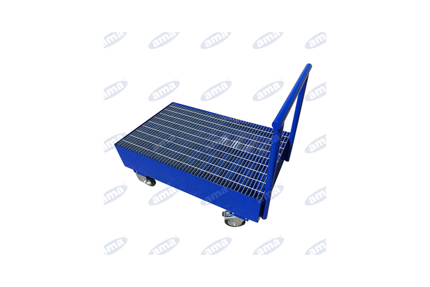 Carrello Portafusti Da 180/220Kg Completo Di 4 Ruote Pivottanti Di Cui 2 Frenanti