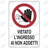 Cartel signes aluminium 30x20