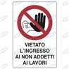 Cartello Segnaletica Alluminio 30X20