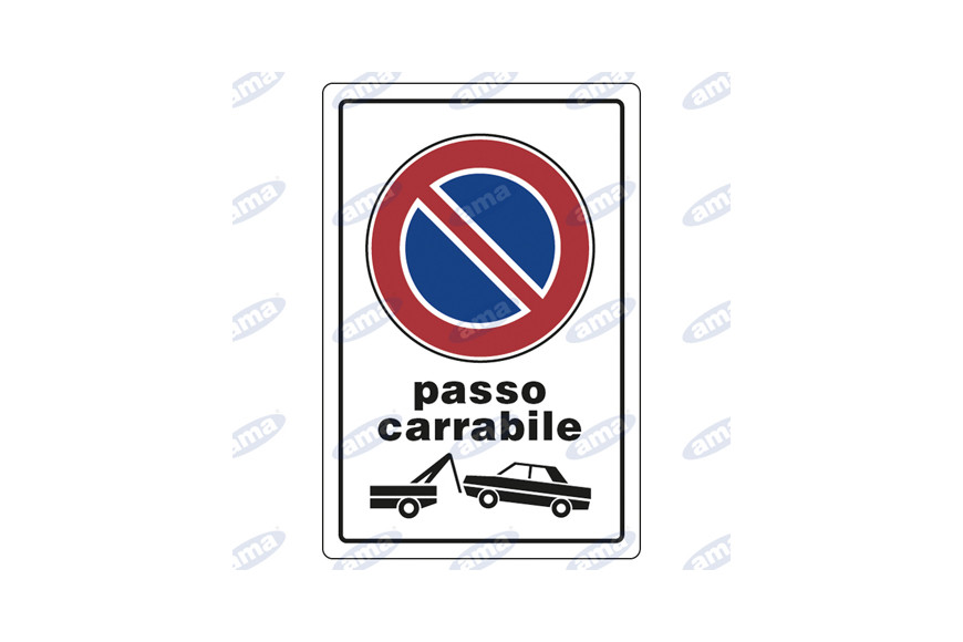 Cartel Signes plastique 30x20