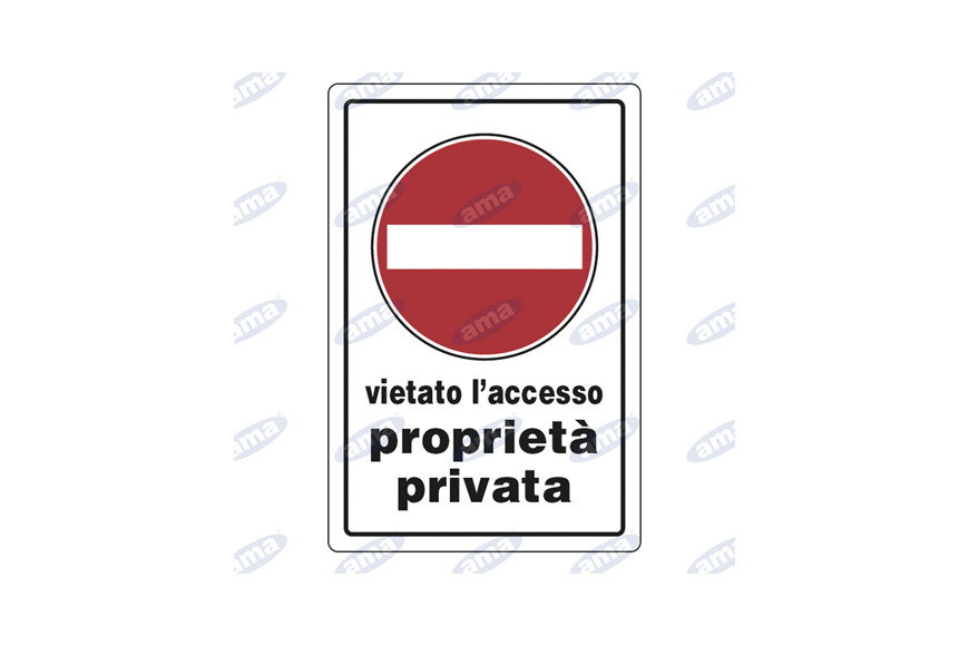 Cartel Signs Plastic 30x20