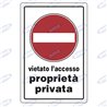 Cartel Signes plastique 30x20