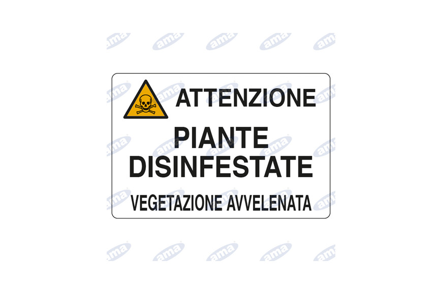 Cartello Segnaletica Alluminio 50X35