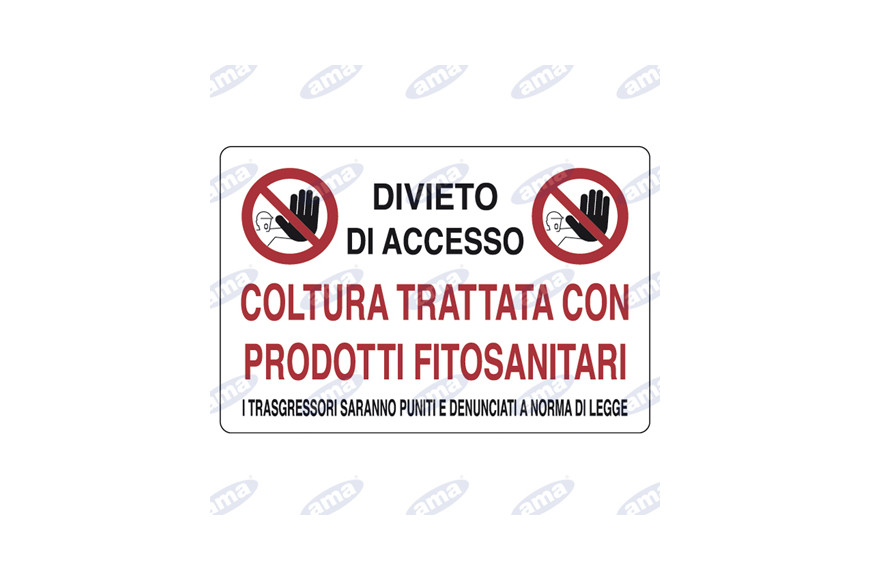 Cartel Aluminiumschilder 50x35