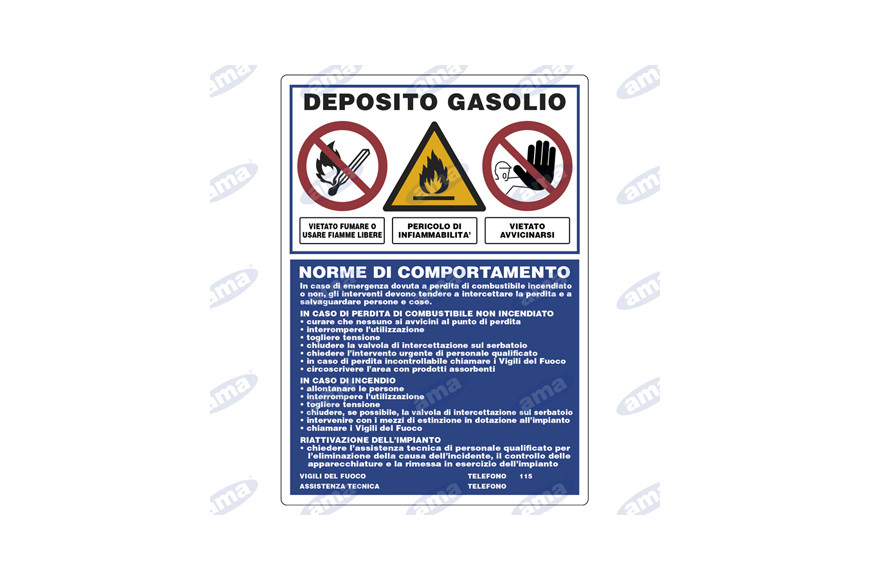 Cartello Segnaletica Alluminio 70X50