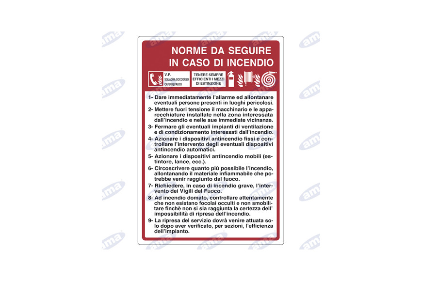 Cartello Segnaletica 50X35 Alluminio
