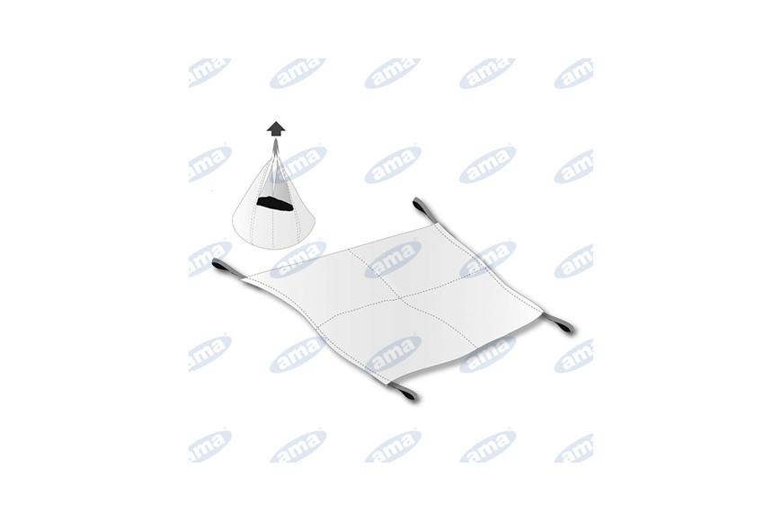 Collection de fauchage serviette avec 4 fentes