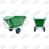 Brouette 500Lt - Capacité plastique vert 500Lt / 300 kg Poids 41,6 2 Roues