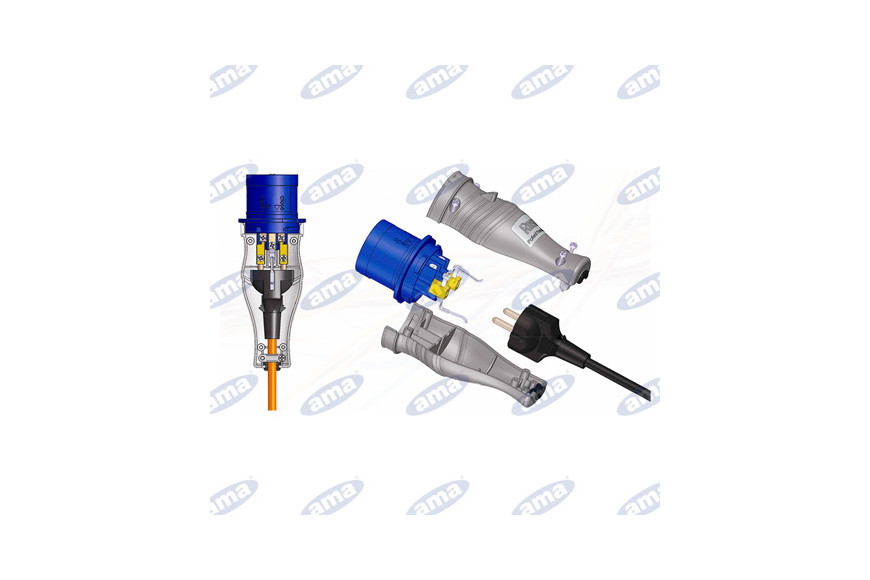 Fiches Adaptateur Schuko industriel par Diecast