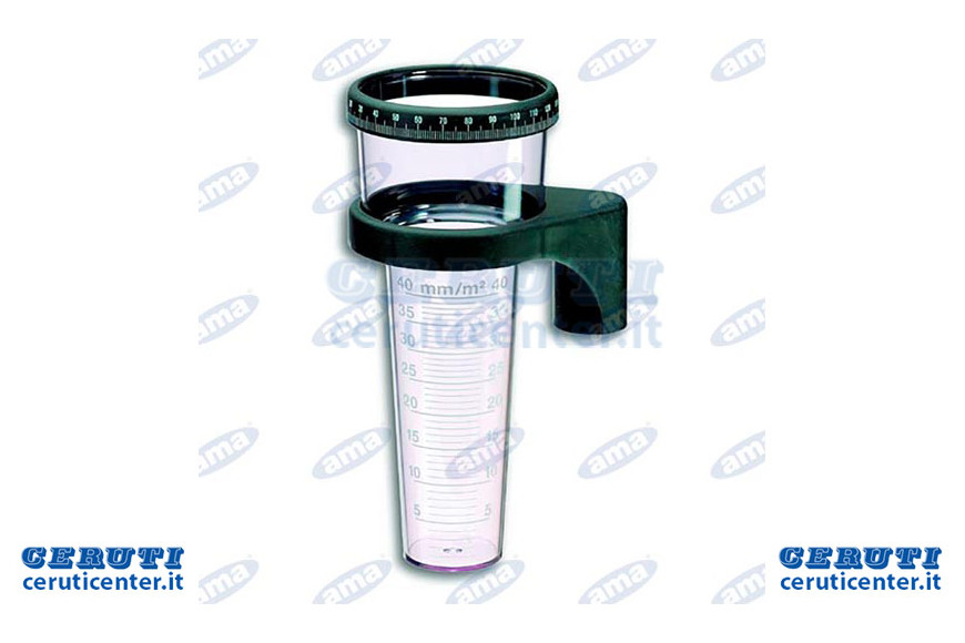 Rain gauge with regulator