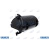 Toldo de agua negro LT18 con puerta