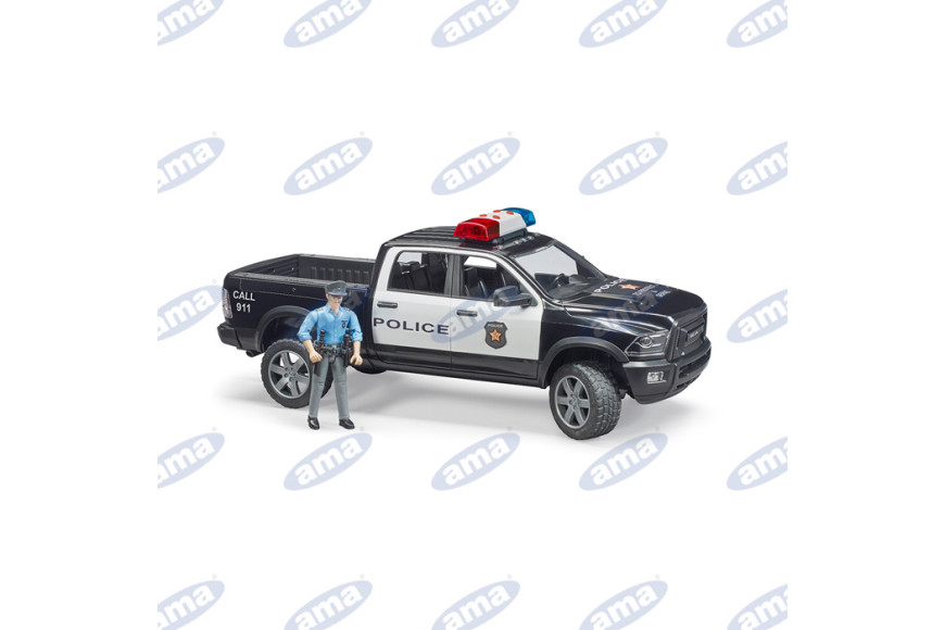 Ram 2500 Polizia Pickup Con Poliziotto - Ama