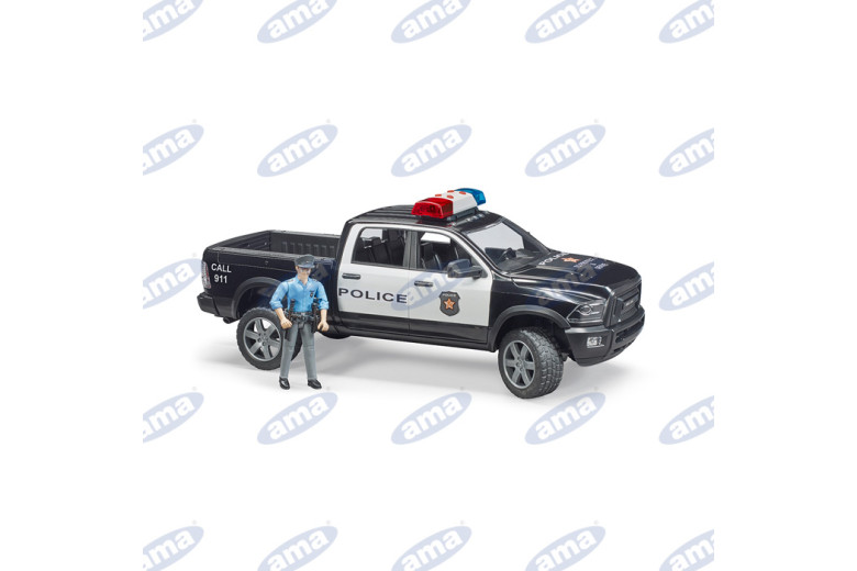 Ram 2500 Polizia Pickup Con Poliziotto - Ama