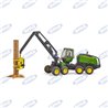 John Deere Harvester 1270 G Con Tronchi - Ama