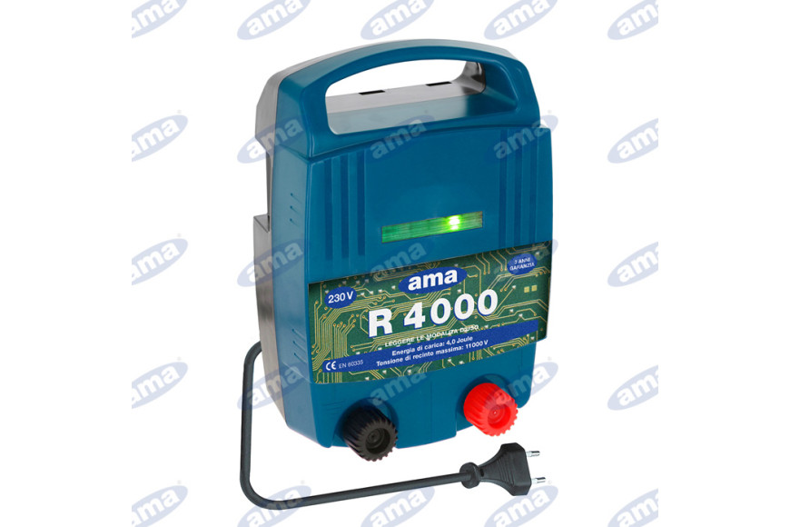 230V Duplex Elettrificatore  R4000  Perimetro Max  - Ama
