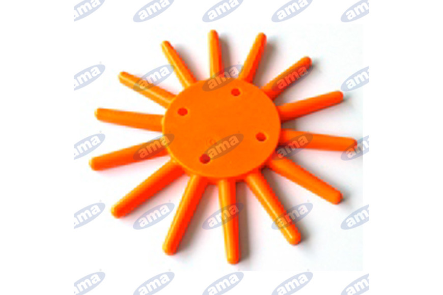 Stella A Dita In Plastica Ø 250 Mm Arancione, Fle - Ama
