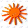 Stella A Dita In Plastica Ø 250 Mm Arancione, Fle - Ama