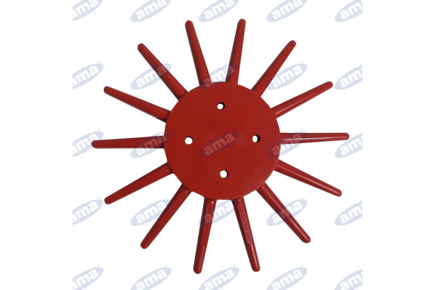 Stella In Dita A Plastica Ø 290 Mm, Rosso, Duro,  - Ama