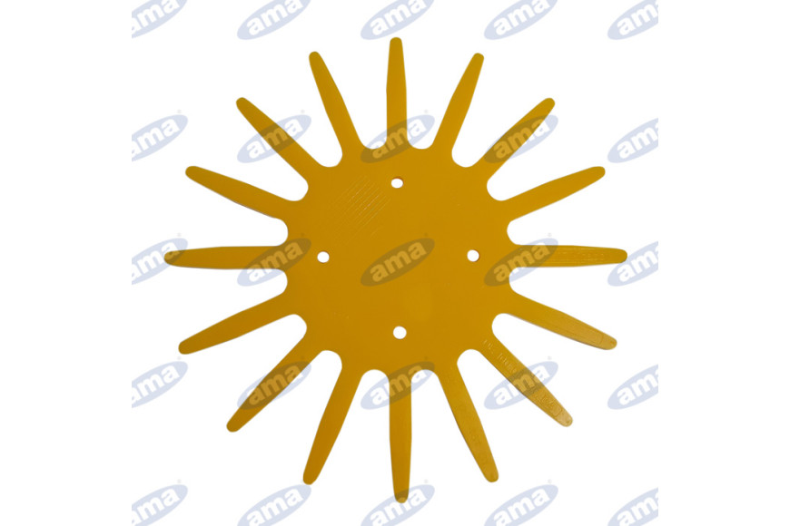 Disco In Plastica Ø 370 Mm, Giallo, Medio, Per Sa - Ama