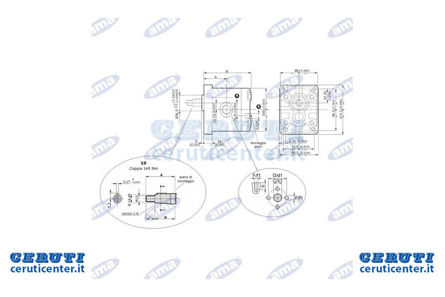 Moteur en Ing. GR.2 8.5 cc rembourrer