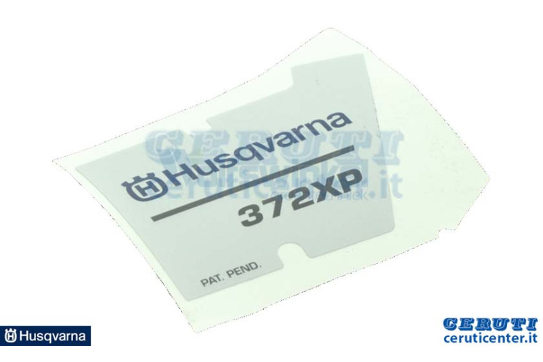 Etichetta Per 372 - Originale Husqvarna - 537230201