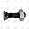 Boulon tête ovale 10X30