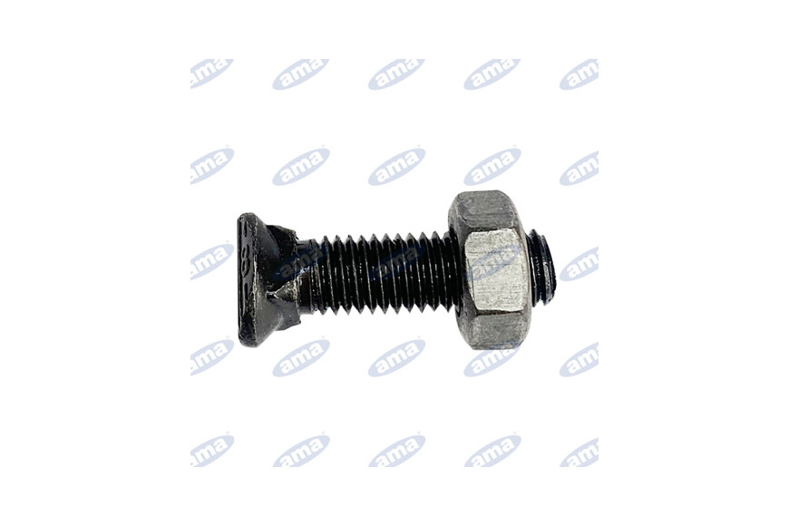 Boulon tête ovale 10x45
