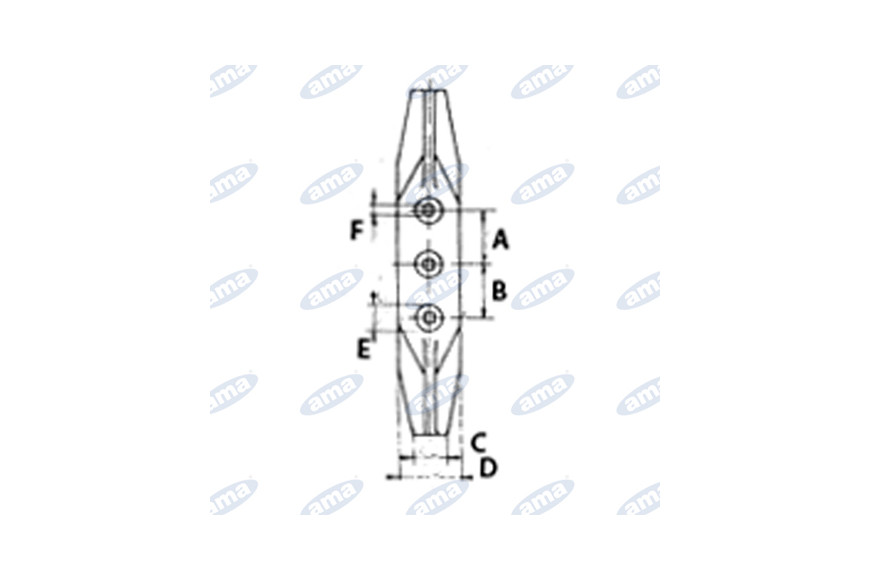 Pour vomerina de Chisel Double Punta Imprimé