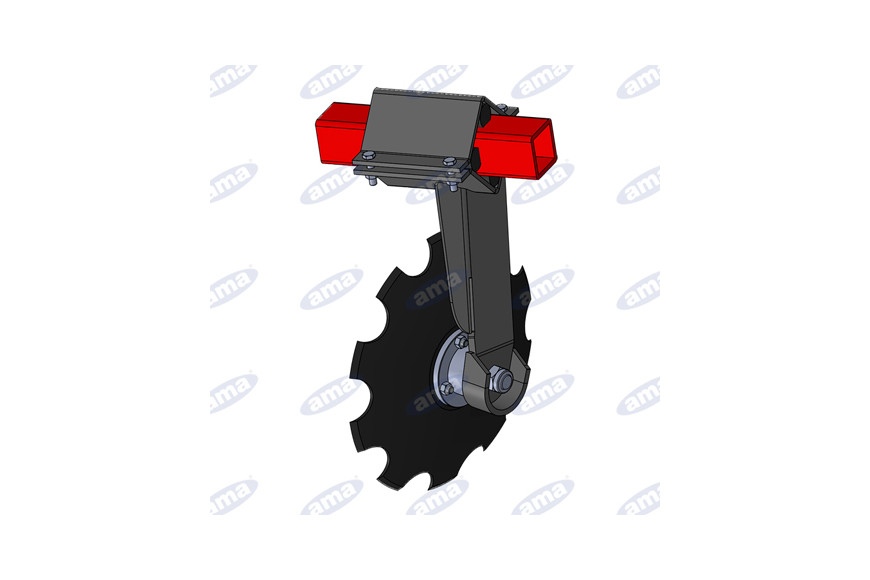 Element schleppt hinten Disc Ø 460 mm Dentato Th.5