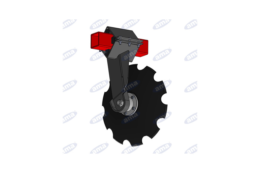 Elemento Frangizolle Anteriore Con Disco Ø 610 Dentato Sp.6 Mm