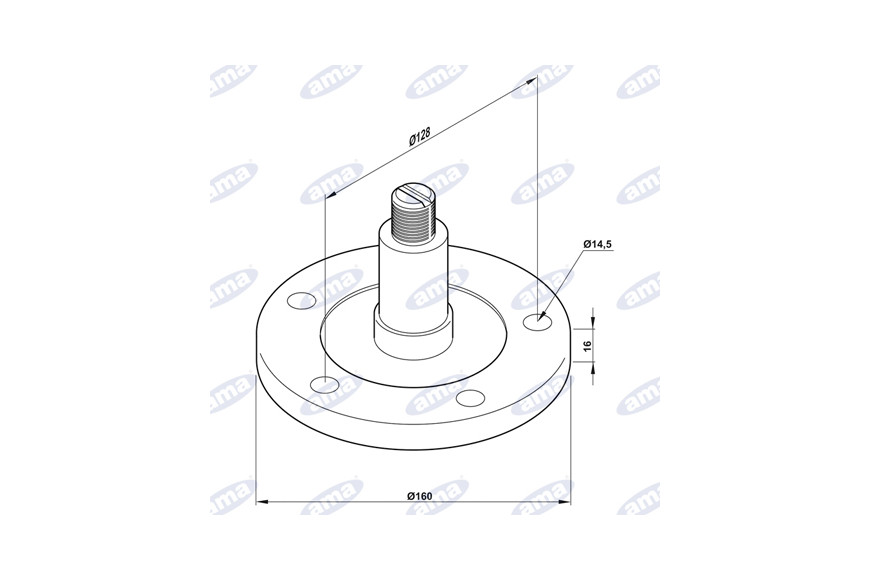 Hub Bride Disco de 560 et 610