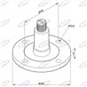 Hub Bride De Disco à 460 et 510