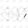 Disco 710 Convex, lisse Sp. 6 mm