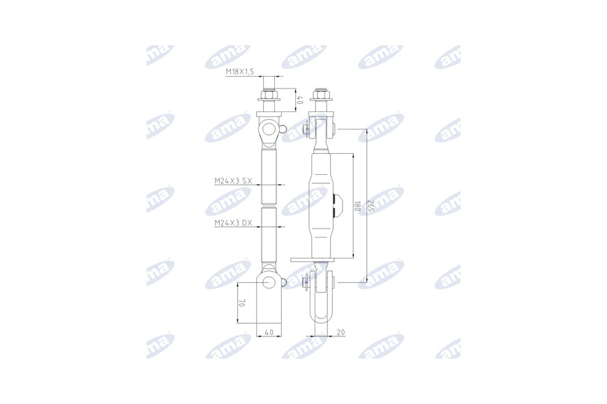 Stabilisateur Adaptable Argo Tractors
