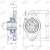 Supporto Dritto Fytb 35 Tf Skf - Ama