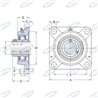 Supporto Dritto Fy 30 Tf Skf - Ama
