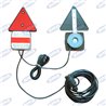 Lights Kit Magnetic With Lights And Reflectors Led Triangular