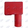Rouge gauche Cap Cache-bornes